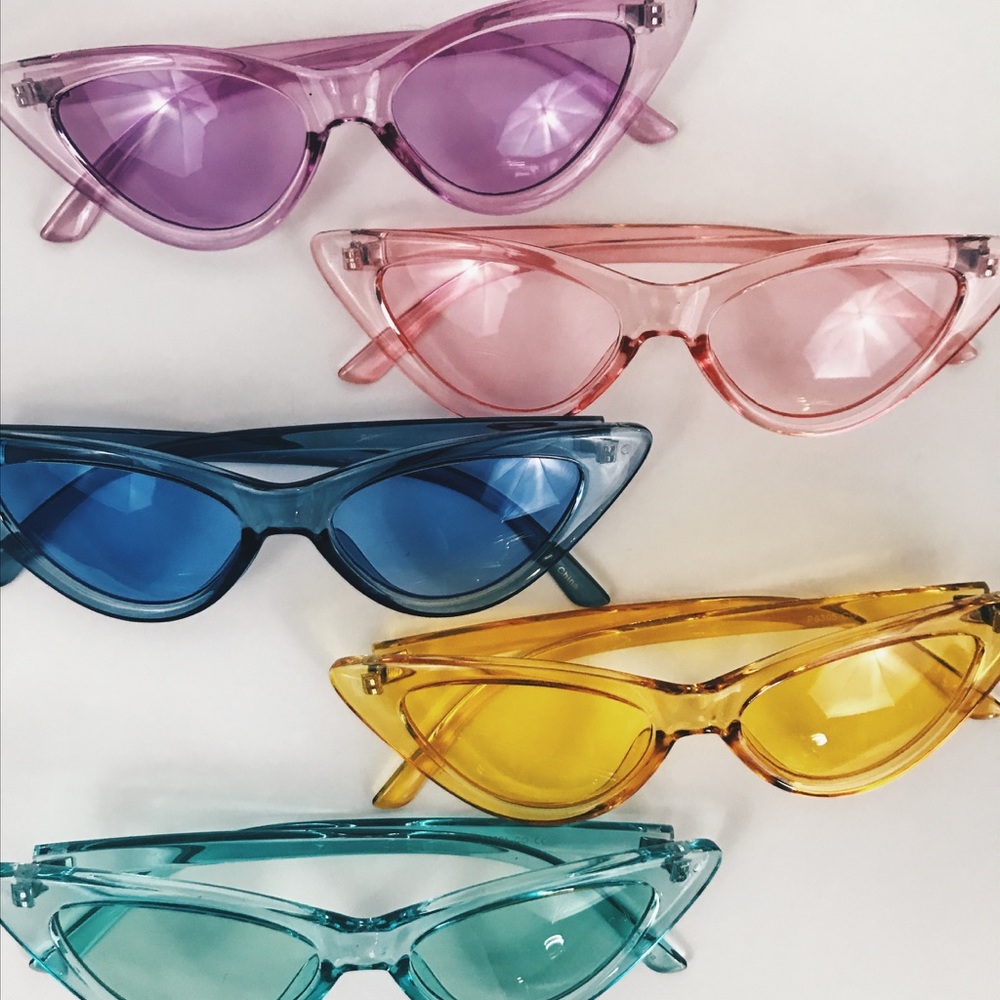 Color shaded Cateye Sunglasses
